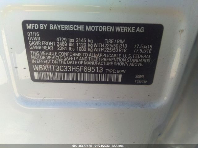 WBXHT3C33H5F69513 BMW X1 Xdrive28i