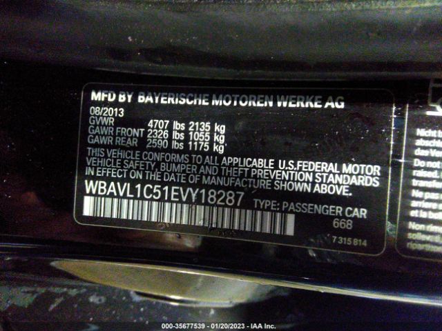WBAVL1C51EVY18287 BMW X1 Xdrive28i