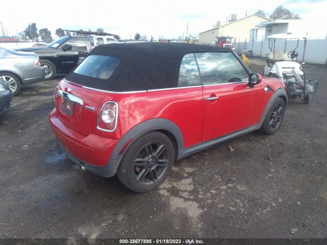 Mini COOPER CONVERTIBLE 2011 WMWZN3C58BTZ78231 Image 4