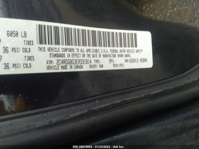 Dodge Grand Caravan American Value Pkg 2014 2C4RDGBG3ER331814 Image 10