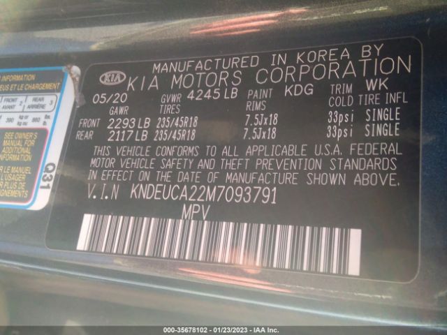 KNDEUCA22M7093791 KIA SELTOS S
