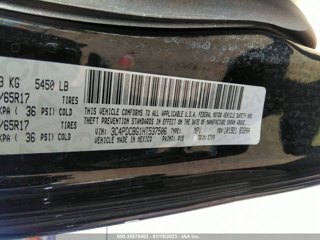 Dodge Journey Sxt 2017 3C4PDCBG1HT537506 Image 9