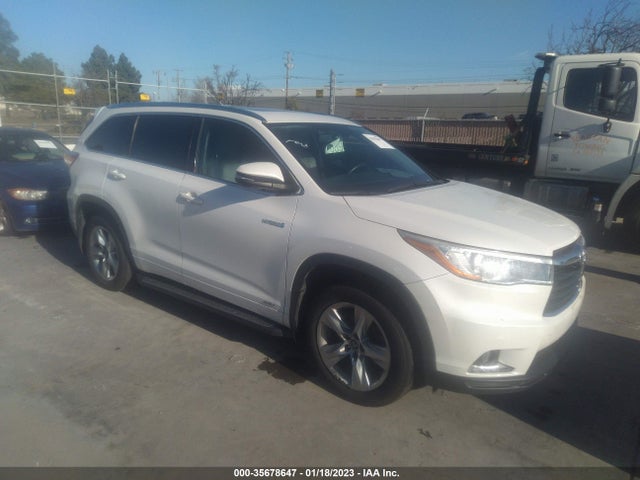 2016 Toyota Highlander, VIN: 5TDDCRFHXGS019706