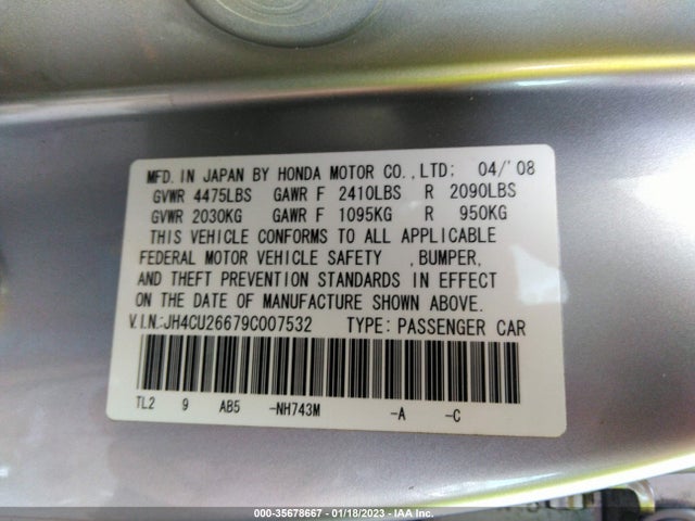 Acura TSX 2009 JH4CU26679C007532 Image 11