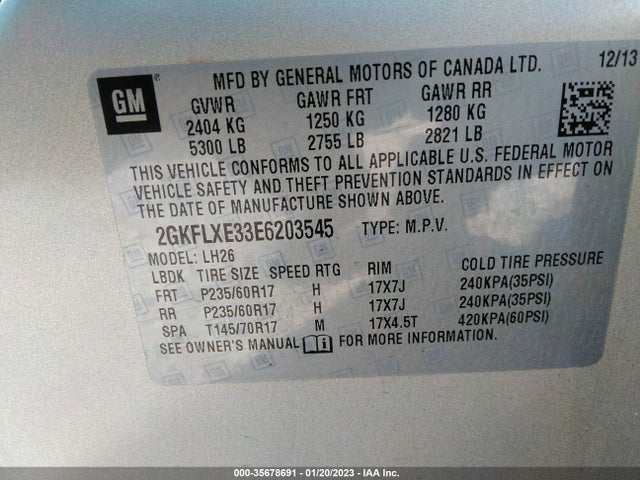 GMC Terrain Slt 2014 2GKFLXE33E6203545 Image 9