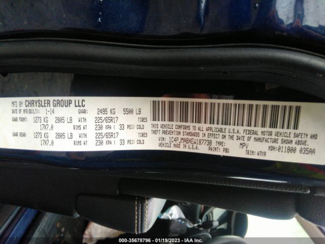 1C4PJMABXEW187738 Jeep Cherokee Sport