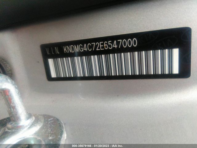 KNDMG4C72E6547000 KIA SEDONA LX