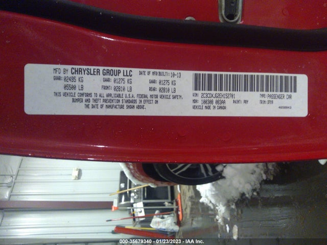 Dodge Charger Sxt 2014 2C3CDXJG2EH152701 Image 9