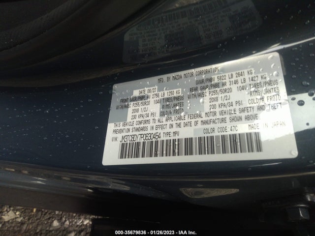 2023 Mazda CX-9, VIN: JM3TCBDY7P0630454