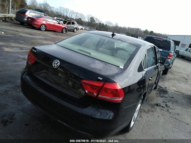 2012 VOLKSWAGEN PASSAT SE VIN: 1VWBP7A31CC049522