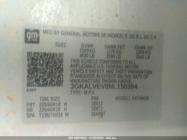 GMC Terrain Slt 2022 3GKALVEV0NL150394 Image 9