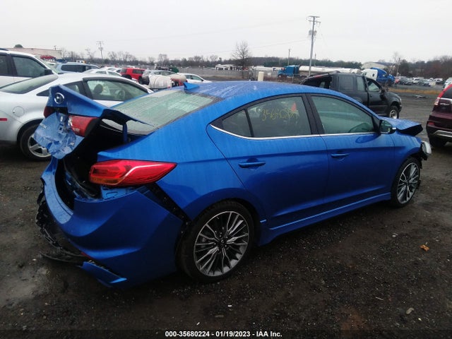2018 HYUNDAI ELANTRA SPORT VIN: KMHD04LBXJU563374