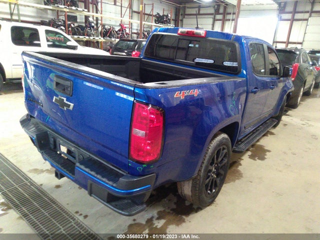 2019 CHEVROLET COLORADO 4WD LT VIN: 1GCGTCEN4K1316168
