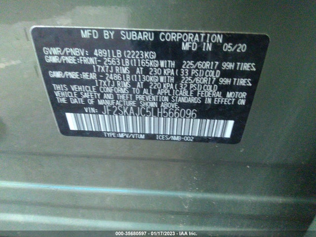 Subaru Forester Premium 2020 JF2SKAJC5LH566096 Image 14
