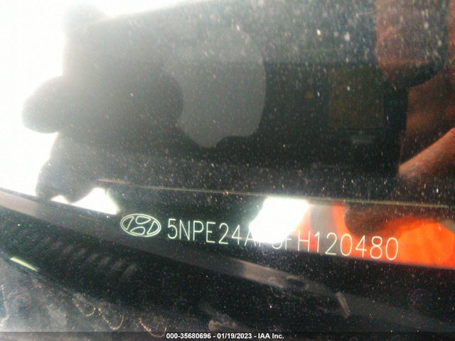2015 HYUNDAI SONATA 2.4L SE VIN: 5NPE24AF5FH120480
