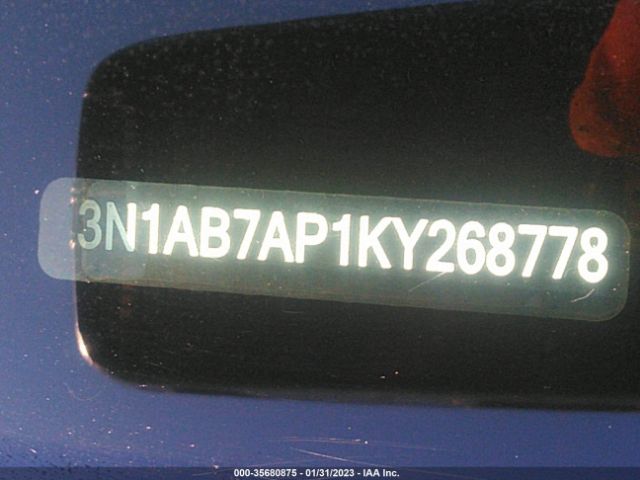 3N1AB7AP1KY268778 Nissan SENTRA S
