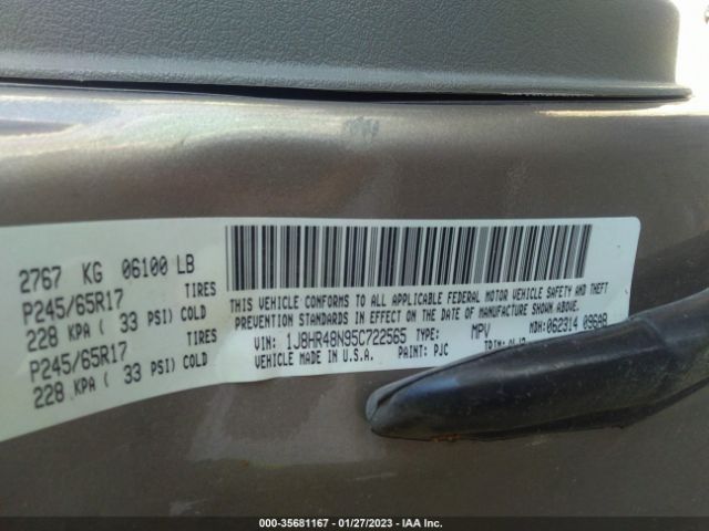 1J8HR48N95C722565 Jeep Grand Cherokee Laredo