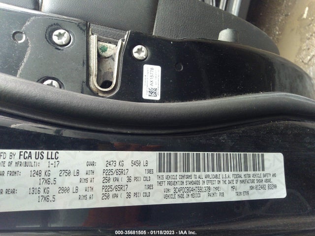 Dodge Journey Sxt 2017 3C4PDCBG4HT591379 Image 9