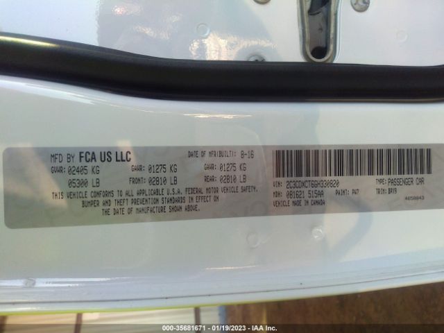 2C3CDXCT6GH330820 Dodge CHARGER R/T