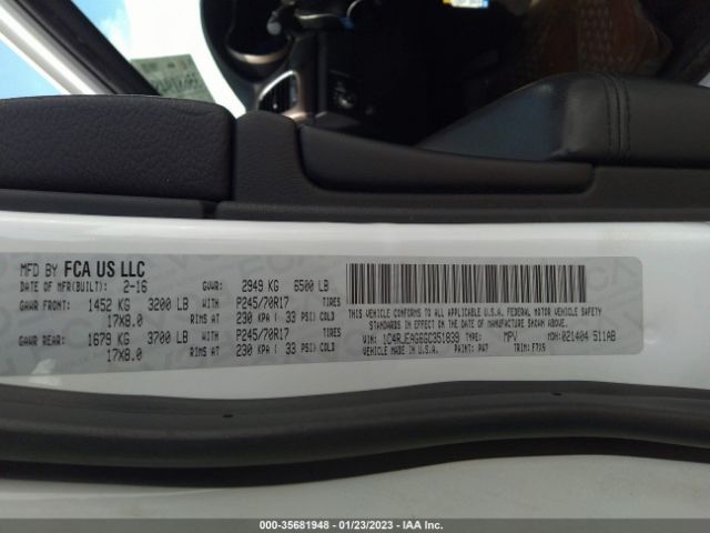 1C4RJEAG6GC351839 Jeep Grand Cherokee Laredo