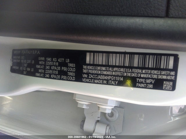 Jeep Renegade Altitude 2017 ZACCJABB4HPG11914 Image 11