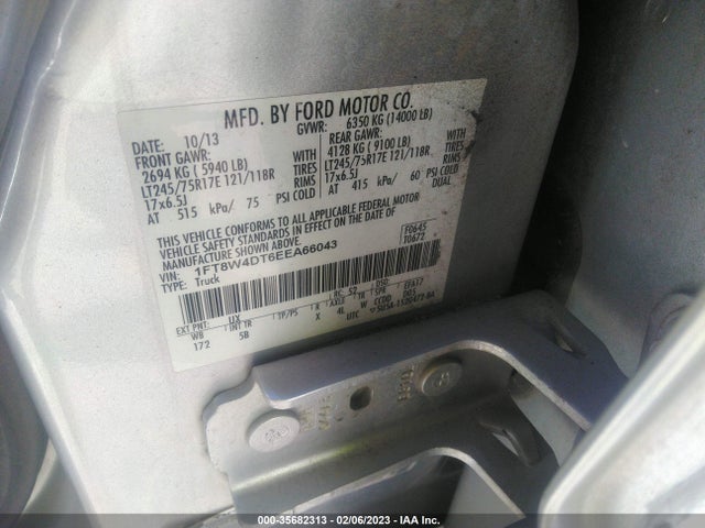 2014 Ford F-450, VIN: 1FT8W4DT6EEA66043