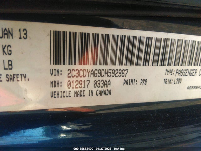 Dodge Challenger Sxt 2013 2C3CDYAG9DH592967 Image 9