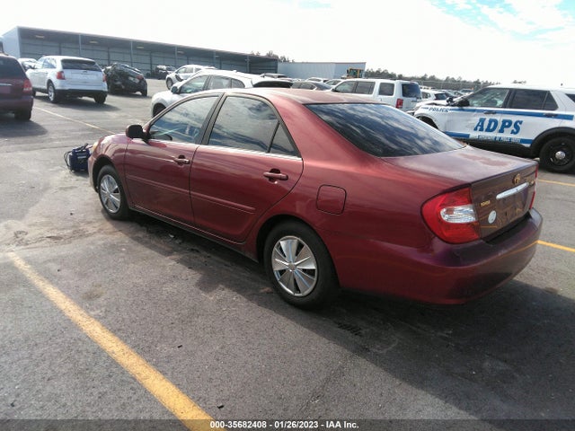 2002 TOYOTA CAMRY LE/SE/XLE VIN: 4T1BE32K72U066045