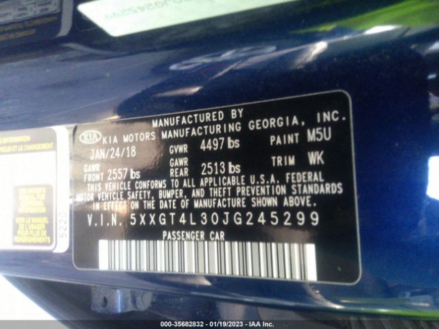 5XXGT4L30JG245299 KIA Optima S