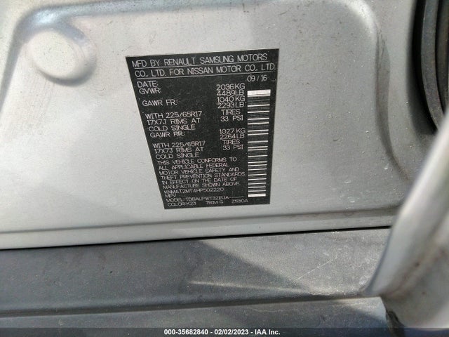 Nissan ROGUE S 2017 KNMAT2MT4HP502220 Image 11