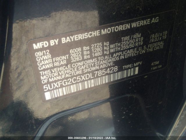 5UXFG2C5XDL785428 BMW X6 Xdrive35i