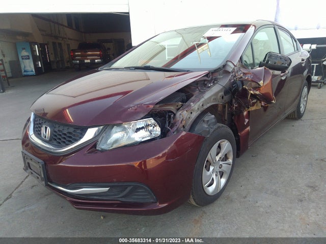 Honda Civic Sedan Lx 2014 19XFB2F58EE268957 Image 2