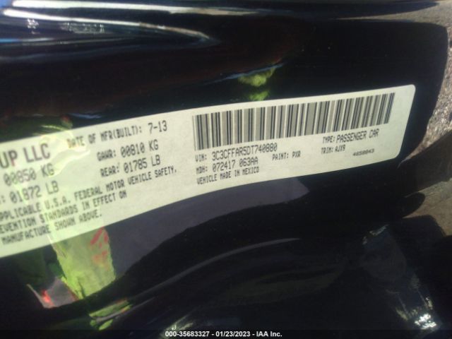 3C3CFFAR5DT740880 Fiat 500