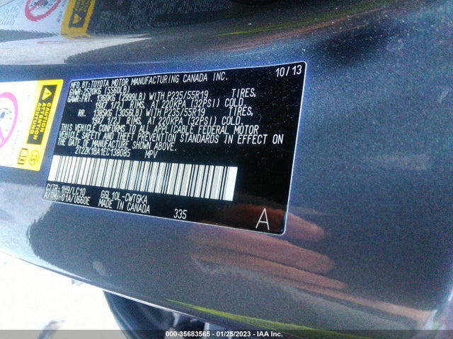 Lexus RX 350 2014 2T2ZK1BA1EC138085 Image 10