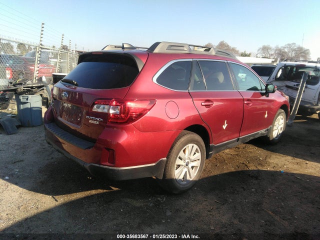 2016 SUBARU OUTBACK 2.5I PREMIUM VIN: 4S4BSAHC3G3288169