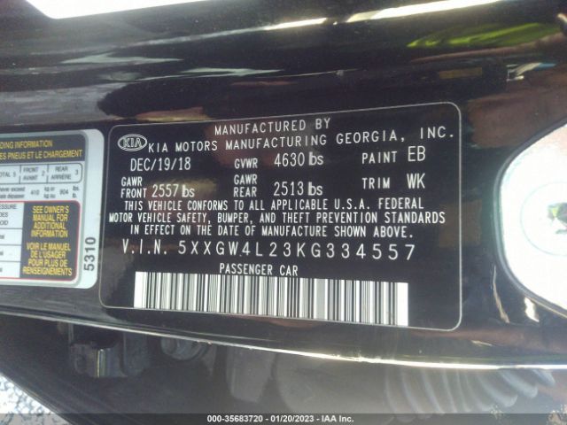 5XXGW4L23KG334557 KIA OPTIMA SX
