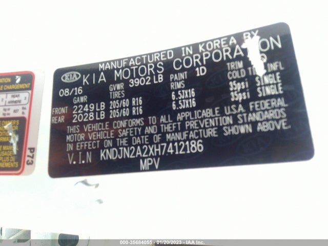2017 Kia Soul, VIN: KNDJN2A2XH7412186