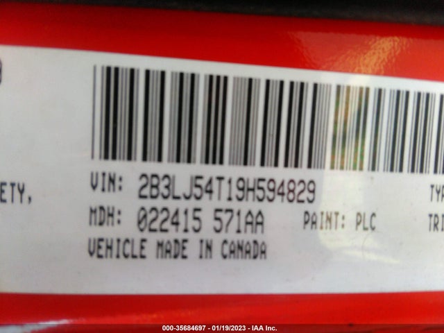 Dodge Challenger R/t 2009 2B3LJ54T19H594829 Image 10