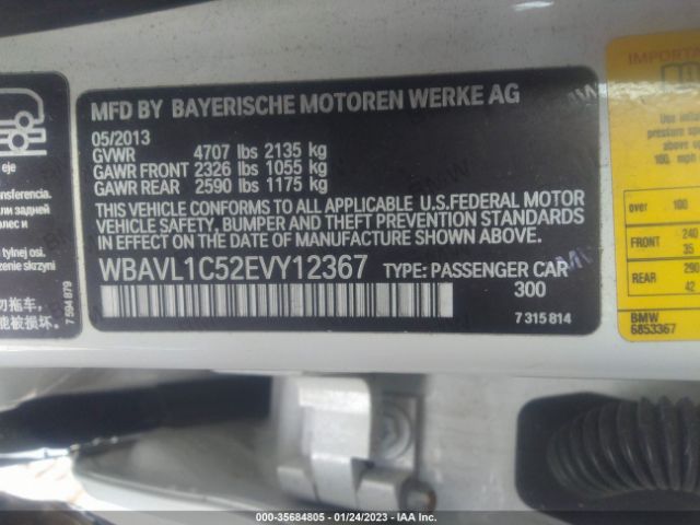 WBAVL1C52EVY12367 BMW X1 Xdrive28i