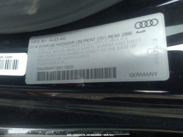 WAUWGAFC3EN110626 Audi A7 3.0 Premium Plus