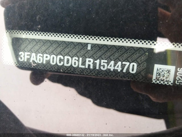 2020 Ford Fusion, VIN: 3FA6P0CD6LR154470