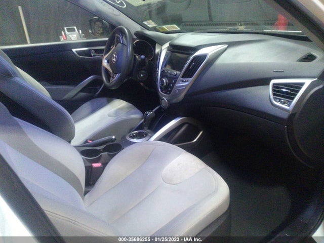 2012 HYUNDAI VELOSTER W/GRAY INT VIN: KMHTC6AD2CU036094