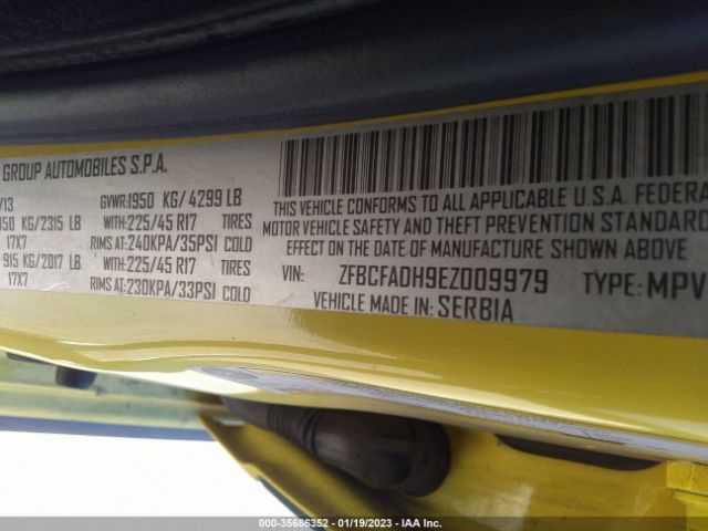ZFBCFADH9EZ009979 Fiat 500L