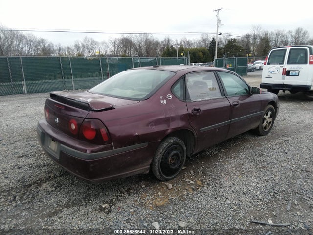 2003 CHEVROLET IMPALA LS VIN: 2G1WH52K539236435