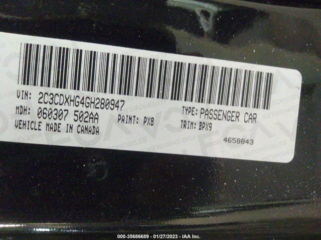Dodge Charger Sxt 2016 2C3CDXHG4GH280947 Image 9