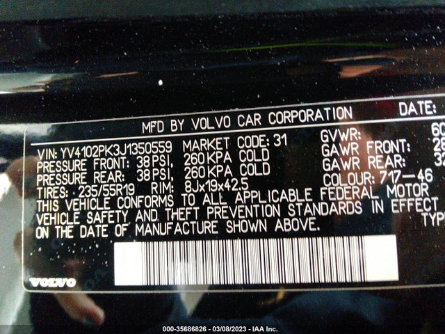 2018 Volvo XC90, VIN: YV4102PK3J1350559