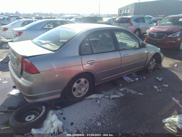 2005 HONDA CIVIC HYBRID VIN: JHMES966X5S010609