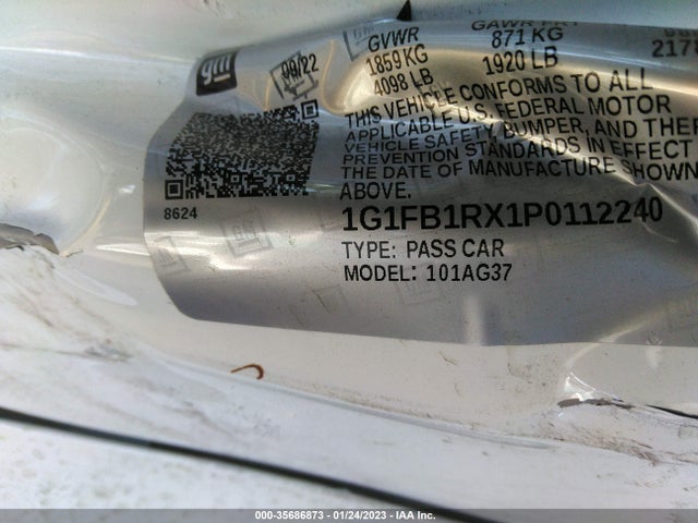 Chevrolet Camaro 1lt 2023 1G1FB1RX1P0112240 Image 9
