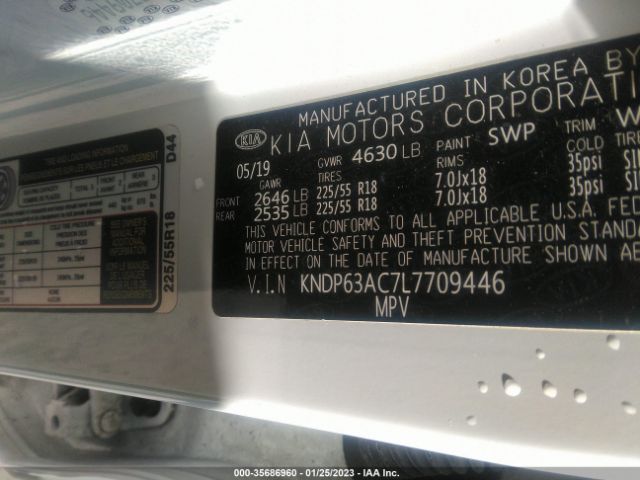 KNDP63AC7L7709446 KIA SPORTAGE S