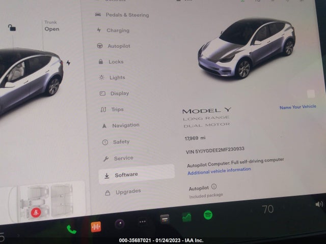 Tesla Model Y 2021 5YJYGDEE2MF230933 Image 7